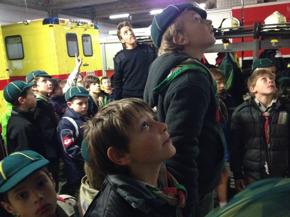 Sint-Martinus den XIIde - Bezoek Brandweer Welpen Kiewit